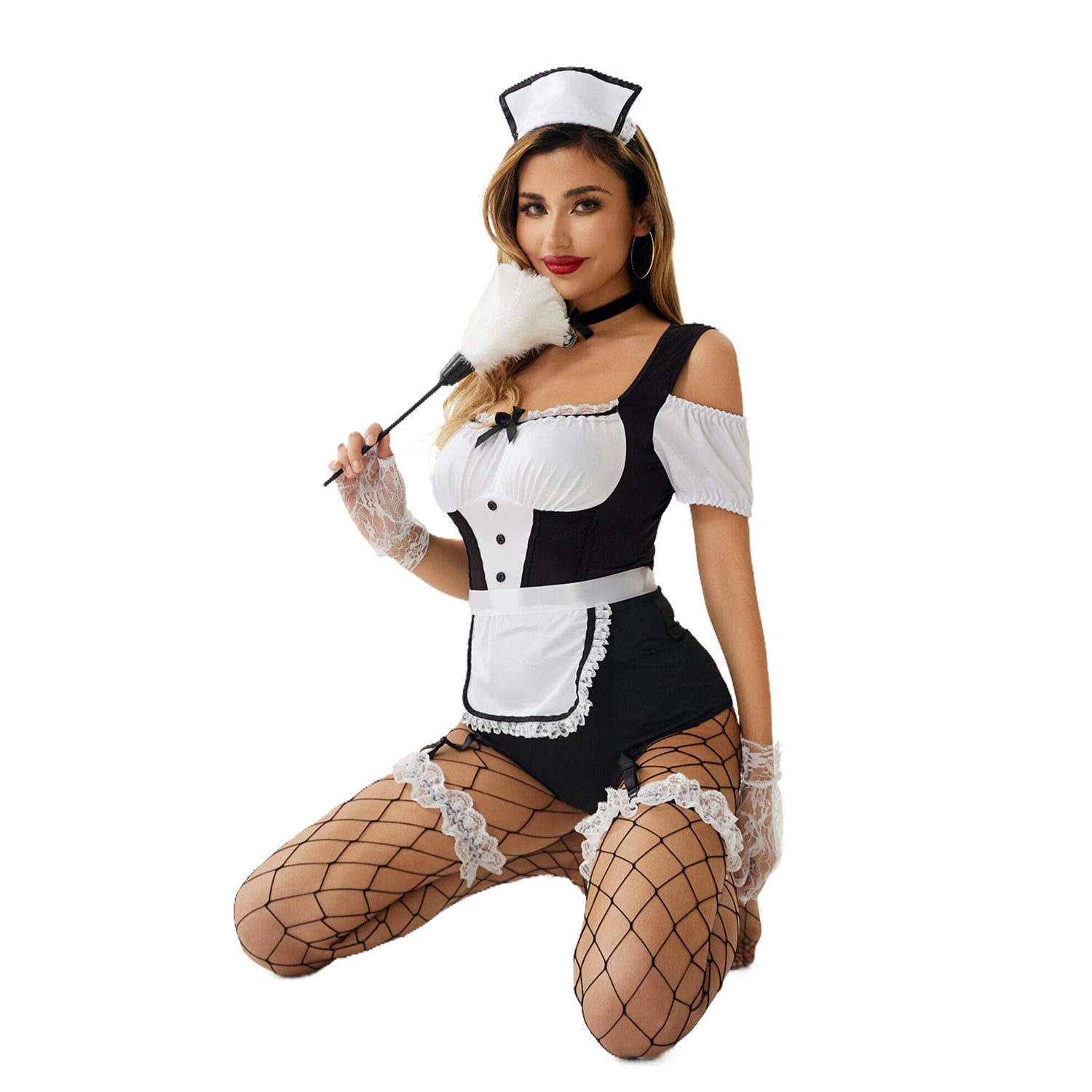 Costume da cameriera francese tuta