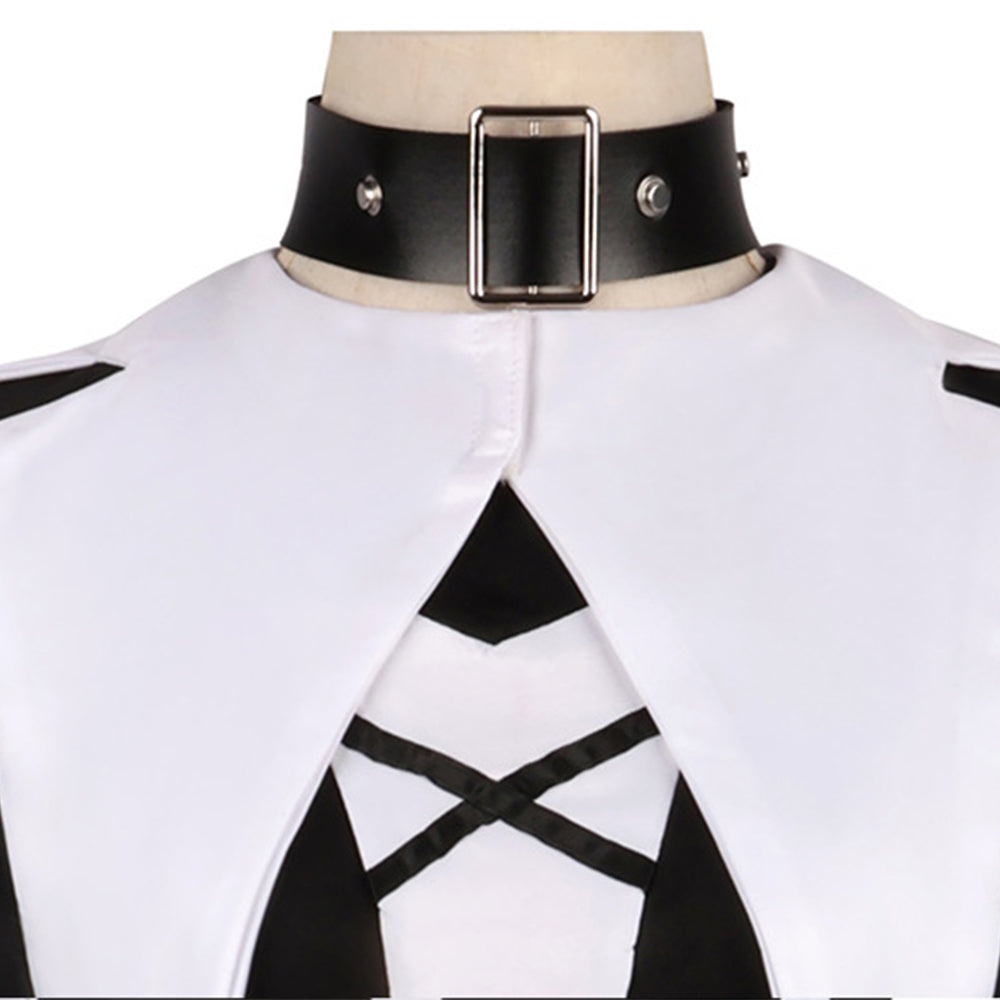 Costume cosplay da festa Game Stella Mute Eileen Eggy per donna
