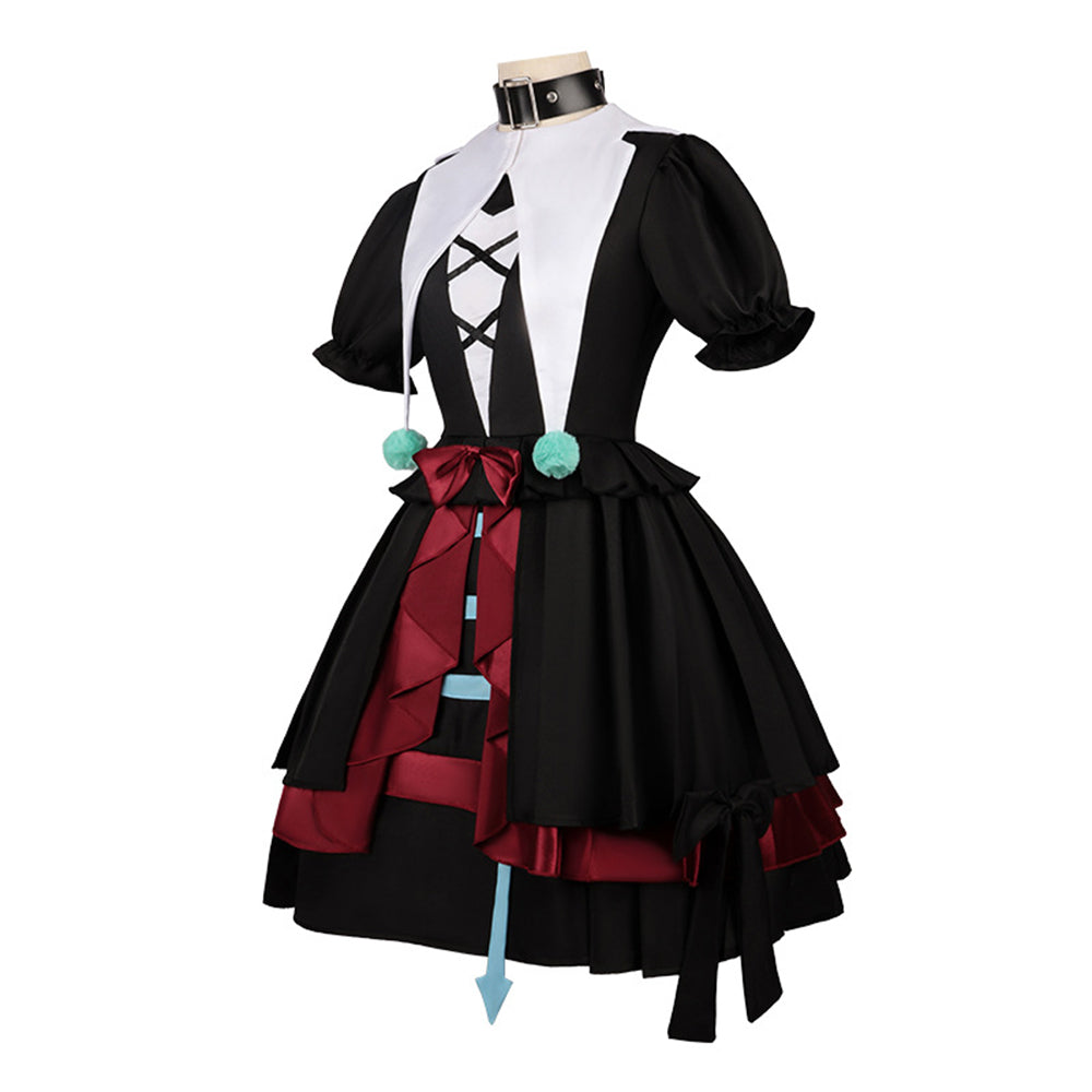 Costume cosplay da festa Game Stella Mute Eileen Eggy per donna