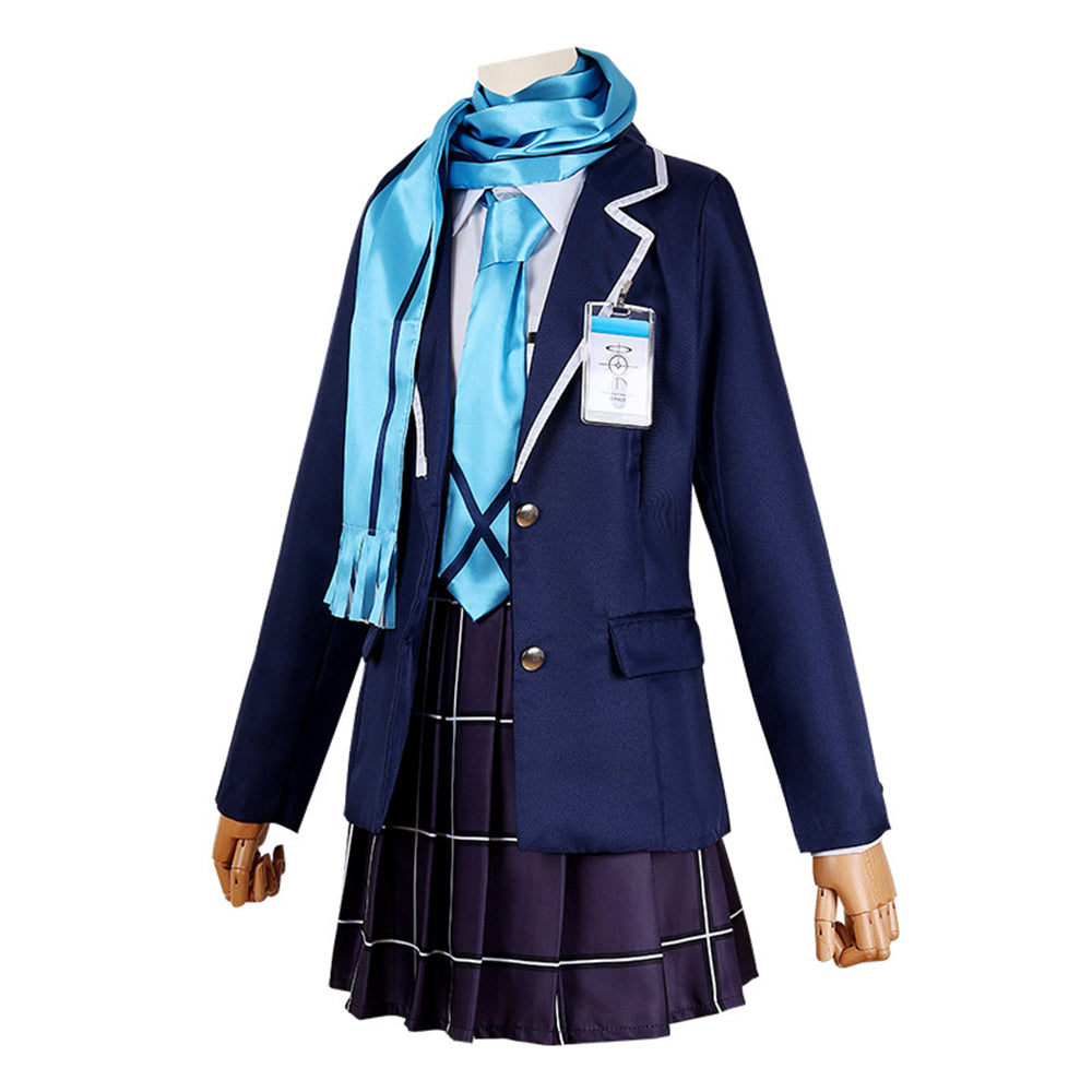 Blue Archive Sunaookami Shiroko Costume da Cosplay Uniforme Carnevale