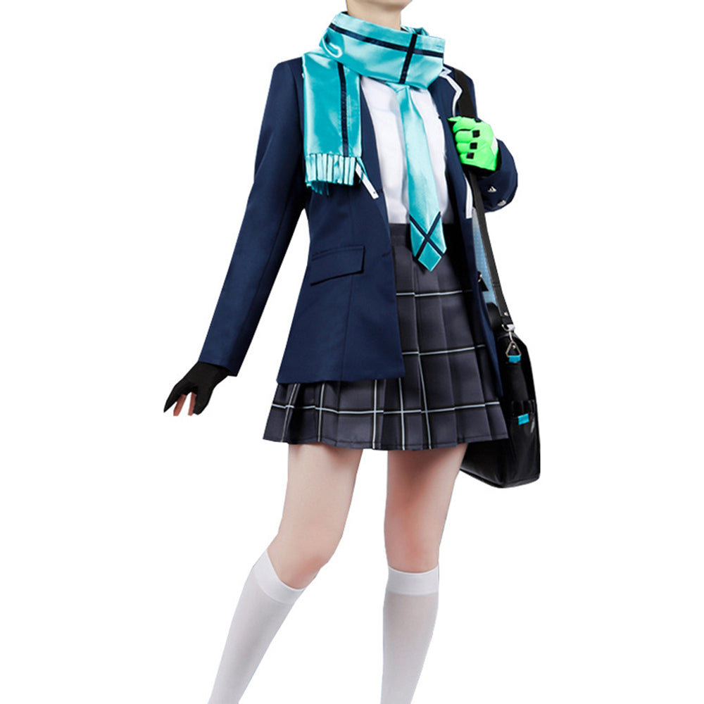 Blue Archive Sunaookami Shiroko Costume da Cosplay Uniforme Carnevale