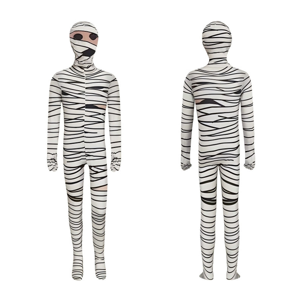 Tuta Scheletro Teschio Costume Cosplay Festa Per Bambini