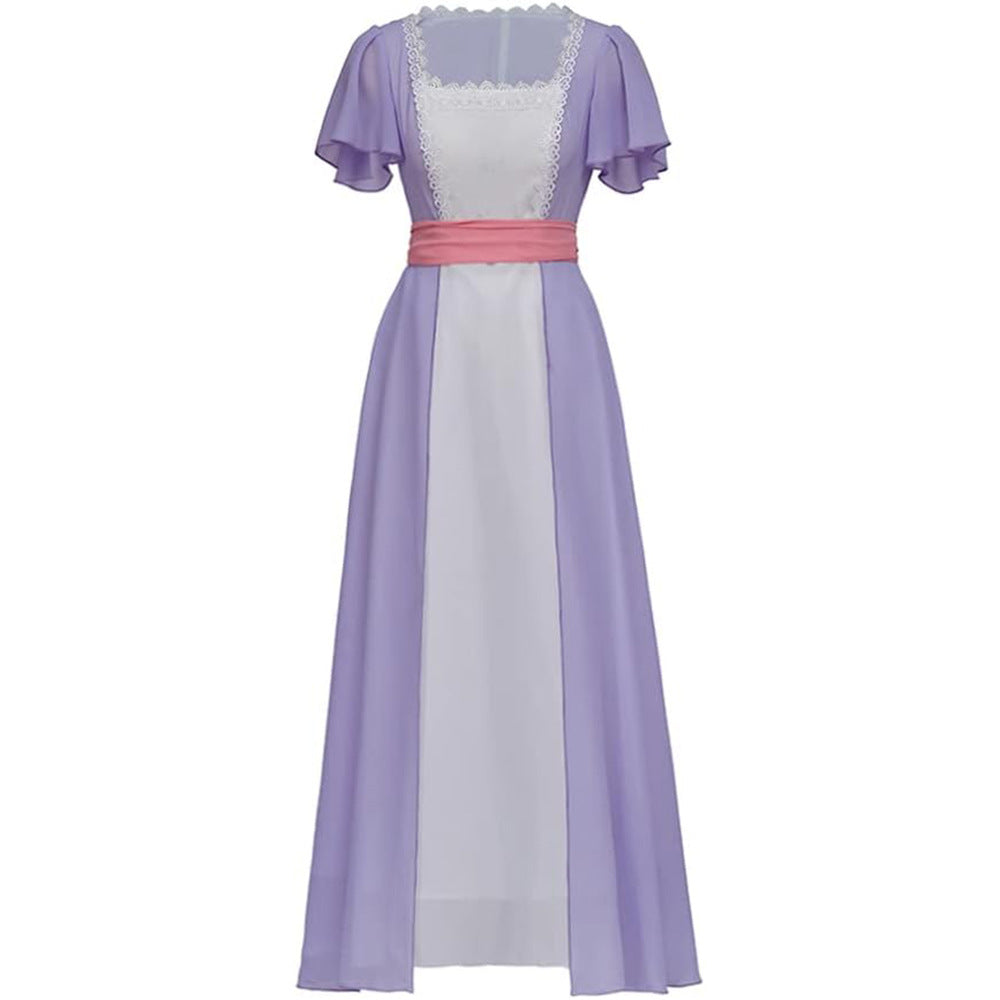 Costume da festa cosplay adulto abito Titanic Rose RMS Carnevale