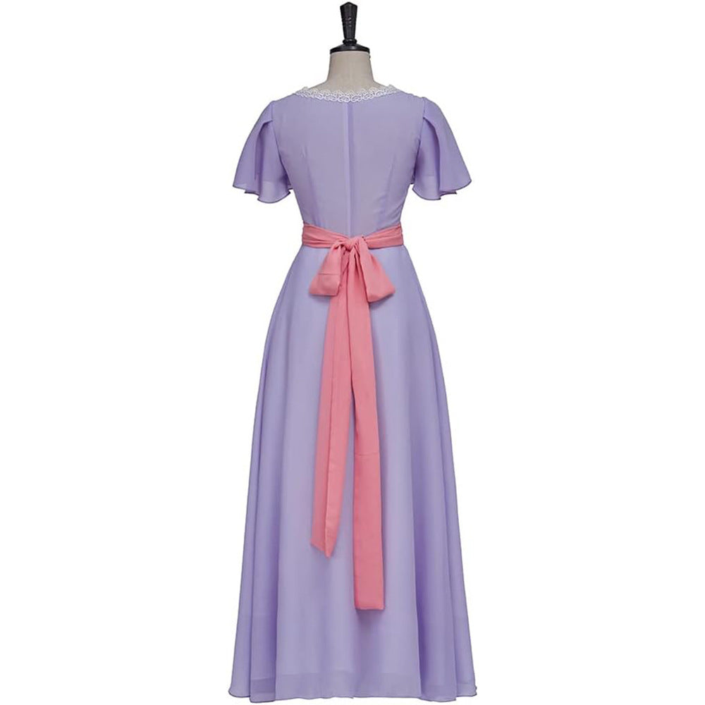 Costume da festa cosplay adulto abito Titanic Rose RMS Carnevale