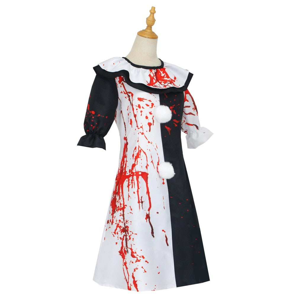 Terrifier 2 Arte Il Pagliaccio Joker Costume Cosplay Tuta Halloween