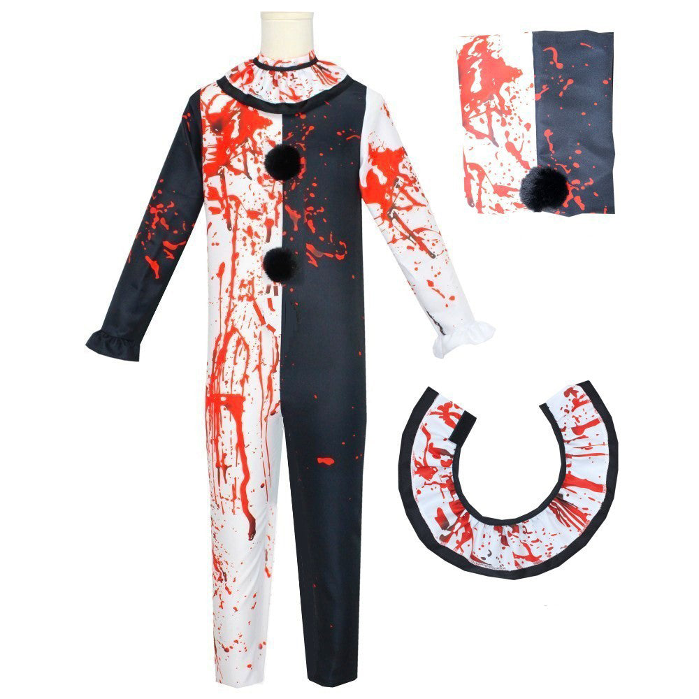 Terrifier 2 Arte Il Pagliaccio Joker Costume Cosplay Tuta Halloween