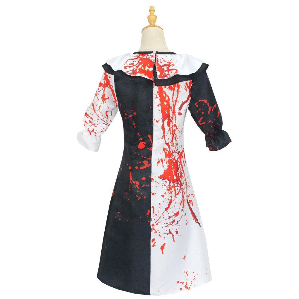 Terrifier 2 Arte Il Pagliaccio Joker Costume Cosplay Tuta Halloween