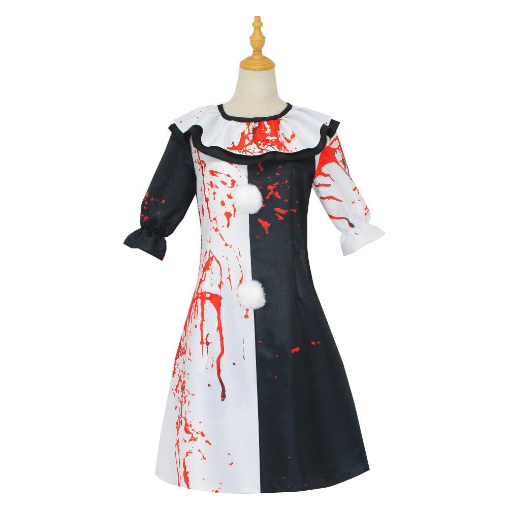 Terrifier 2 Arte Il Pagliaccio Joker Costume Cosplay Tuta Halloween