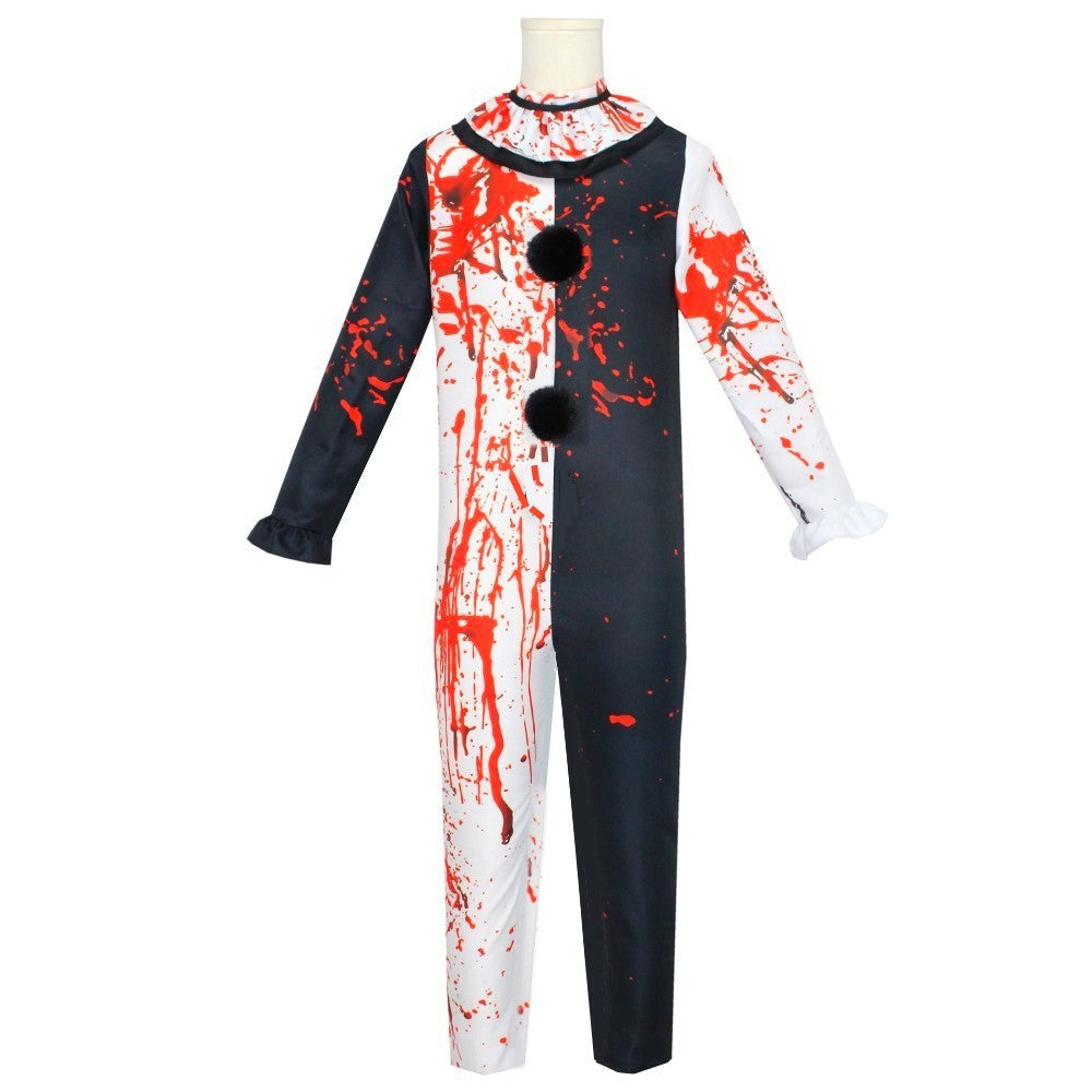 Terrifier 2 Arte Il Pagliaccio Joker Costume Cosplay Tuta Halloween