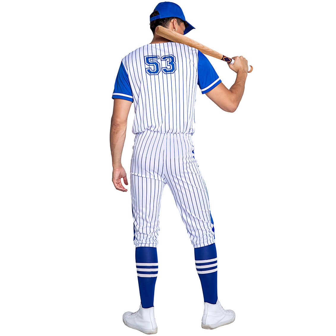 Costume da cheerleader arbitro sexy giocatore di baseball Playboy Homerun Hunk