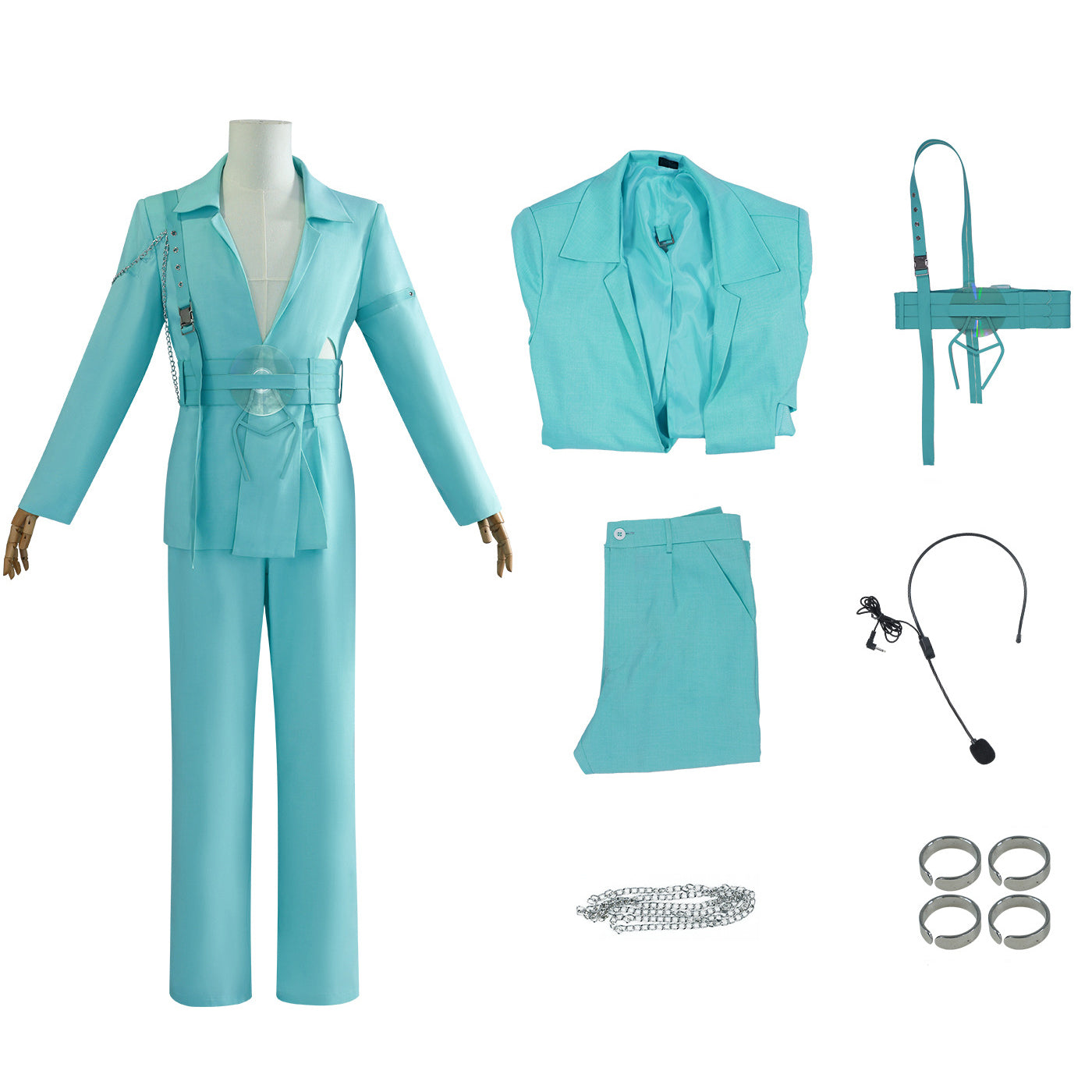 Costume Alien Stage R7 Luka Blink Gone per Festa di Halloween