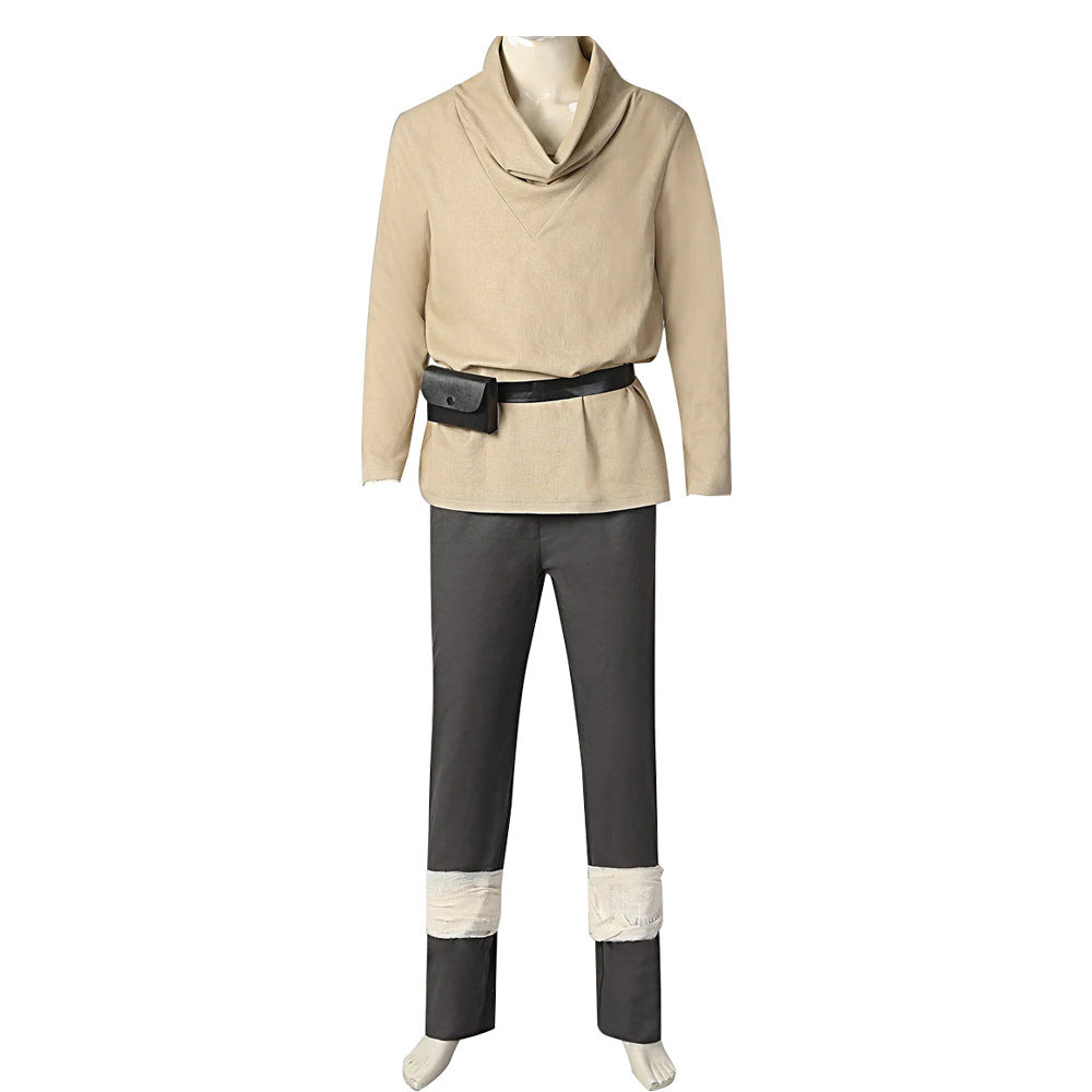 Costume cosplay di Obi Wan Kenobi, completo Star Wars per Halloween
