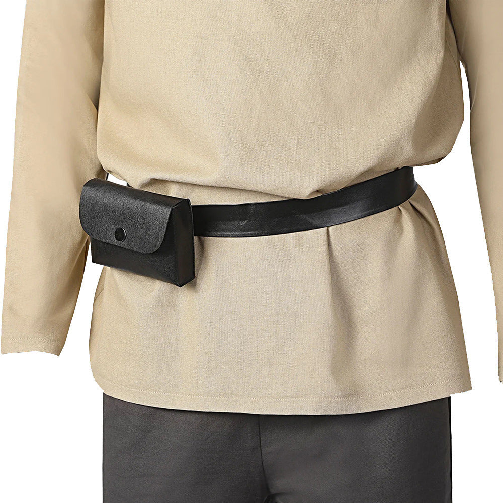 Costume cosplay di Obi Wan Kenobi, completo Star Wars per Halloween