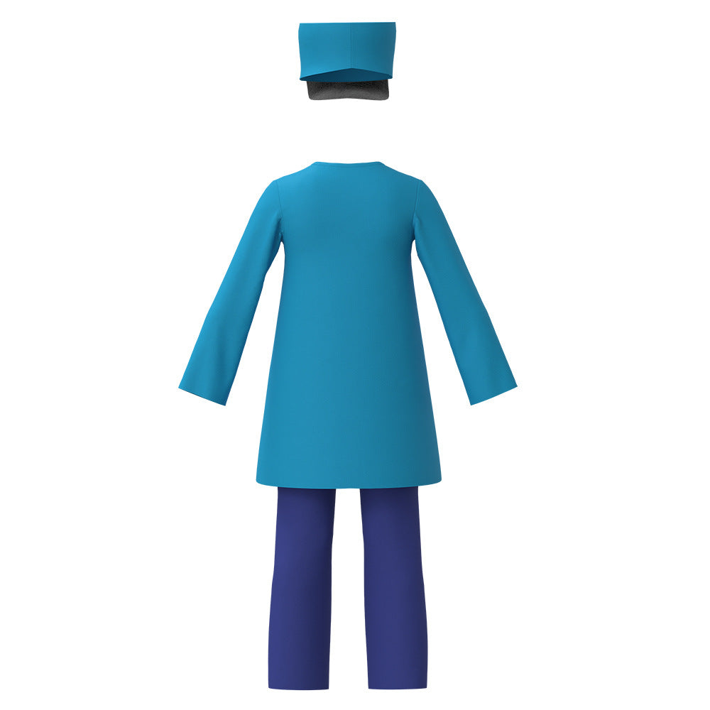 Costume elegante da poliziotto per cane Petey con tuta e cappello per gatto